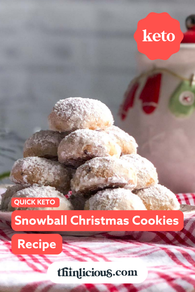 🎄 Best LowCarb Christmas Cake (Keto Fruit Cake) Thinlicious