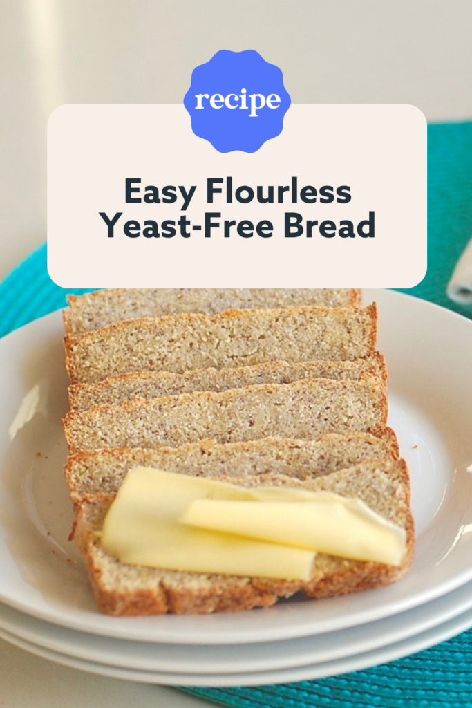 Easy Flourless Yeast-Free Bread (Low-Carb ) (1.9g carbs)