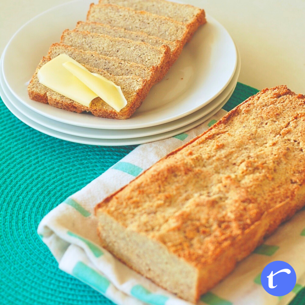 Easy Flourless Yeast-Free Bread (Low-Carb ) (1.9g carbs)