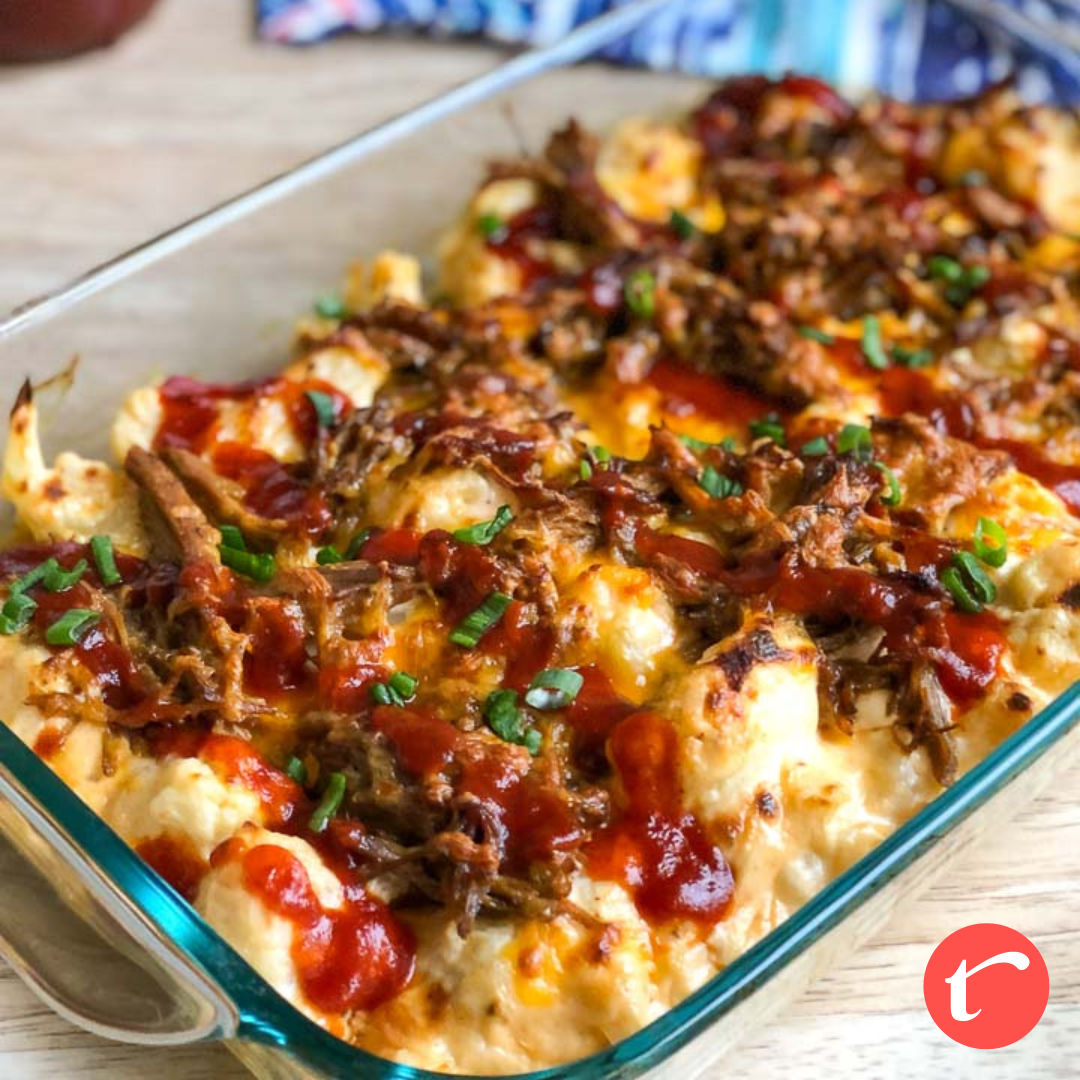 Keto Pulled Pork Mac and Cheese Recipe-image
