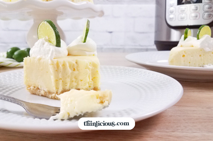 Easy Instant Pot Key Lime Cheesecake Or Oven Thinlicious