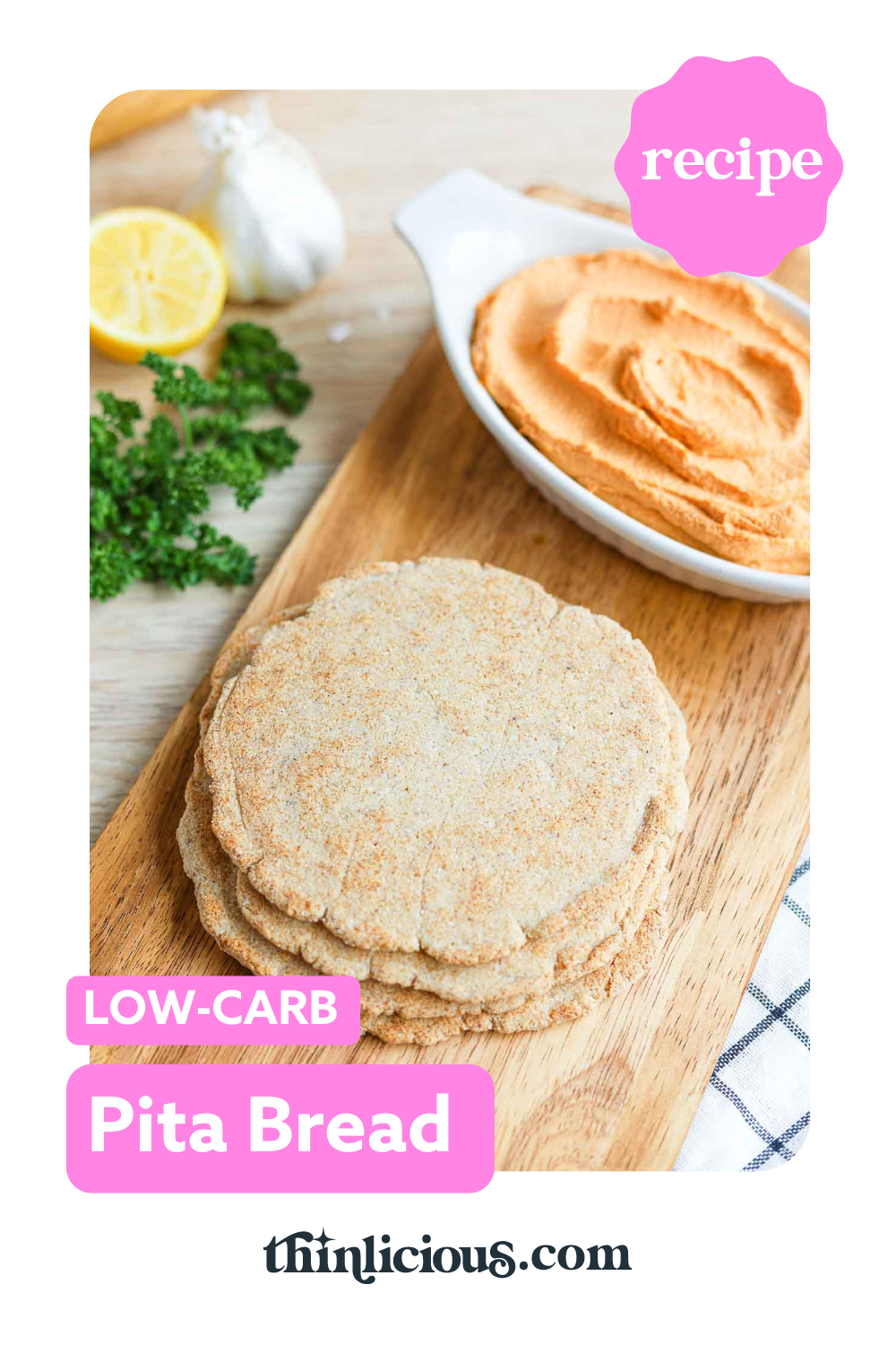 Low-Carb Pita Bread - Thinlicious